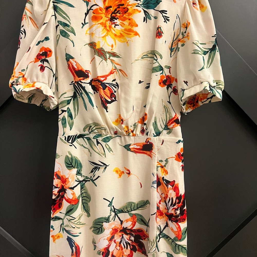 Floral Puff Sleeve Dress